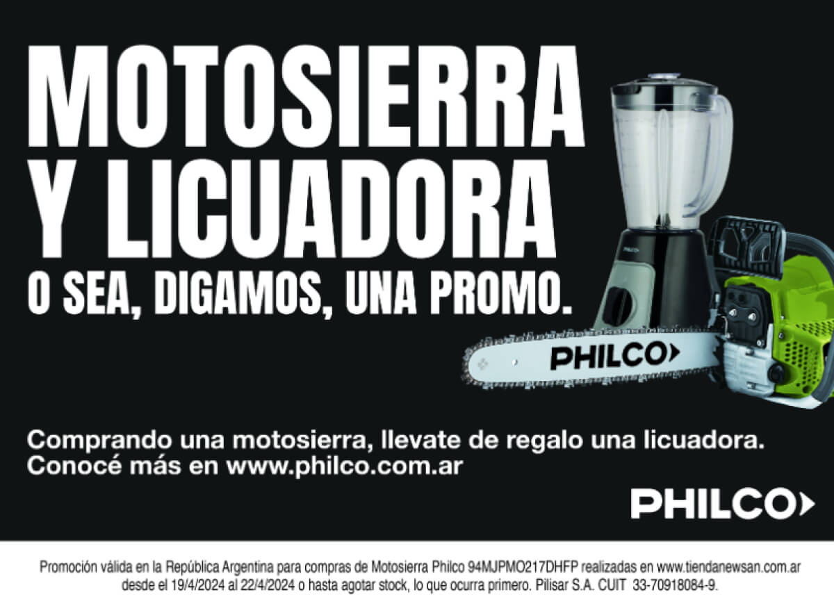 PHILCO - MOTOSIERRA Y LICUADORA (Chainsaw & Blender)