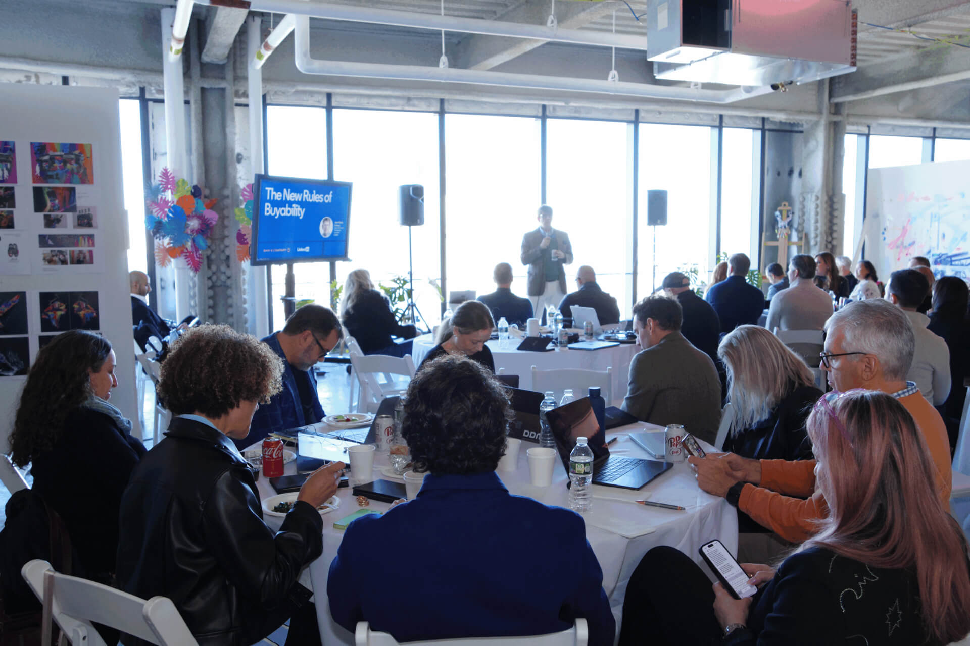 Conference event with speaker